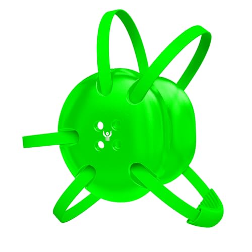 Great Call Athletics Classic Wrestling Headgear, Dark Green Straps - style: Neon Green w/ Neon Green Straps