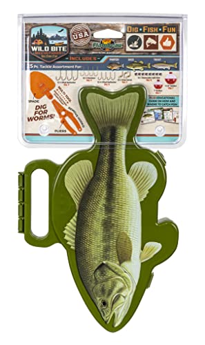 Flambeau Outdoors Wild Bite Fishing Tackle Box Kit - style: Bass