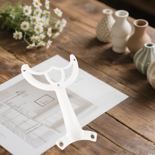 Ceiling Fan Blade Arms Replacement Kit White Fan Brackets Mounting Kit for Replacing The Worn Blades Easy to Install Bracket Accessories