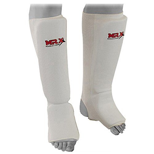 MRX Muay Thai Shin Guard Kick Boxing Leg & Foot Protector Pad MMA