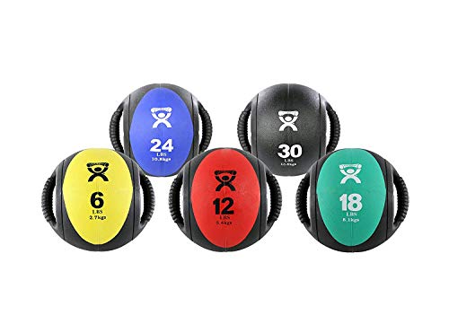 CanDo Dual Handle Medicine Balls, Set of 5, 6�30 lbs - color: Pack of 5, style: 6-30 lbs