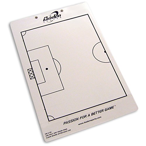 Baden Dry Erase Football Game Board with Clipboard and Pen | Ideal for Coaching and Strategy Planning | Durable, Easy-to-Use Design
