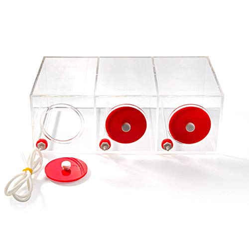 Aquarium Choice Acryli Made Liquid Storage Bucket Doing Pump Reservoir Container (12.5 * 4.25 * 6.5 Inch;4500ml(Red)) - size: 12.5*4.25*6.5 Inch;4500ml(Red)