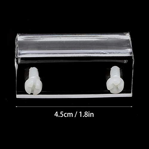 4pcs Aquarium Top Cover Bracket Acrylic Fish Tank Lid Support Holder Clip