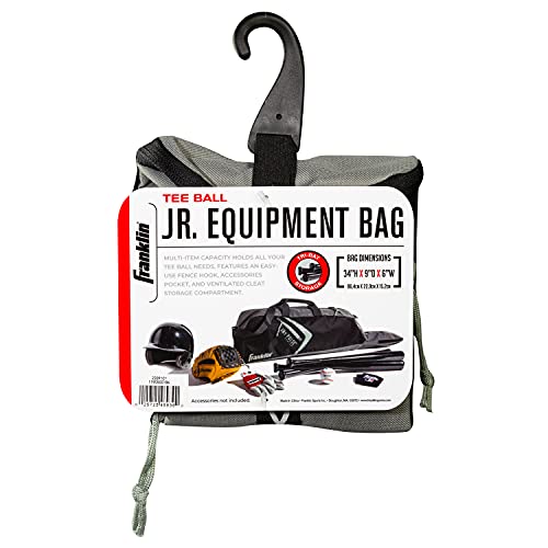 Franklin Sports JR3 Pulse Sport Equipment Bag - Tote Bag for Baseball, T-Ball and Softball Equpiment - Holds Bat, Helmet, & Glove