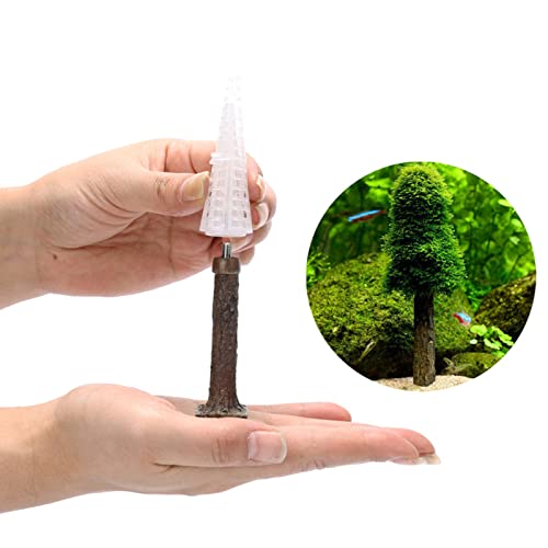 ljhnba Aquarium Moss Holder for DIY Growing Live Mini Trees Shrimp Tanks Decoration Fish for Tank Accessories Aquarium Holder Decoration
