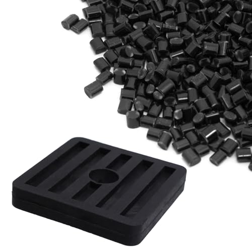 MY MIRONEY 8 Pack Anti Vibration Pads, 1.77" x 1.77" x 0.31" | Air Conditioner Rubber Vibration Isolator Square Rubber Vibration Absorber - style: 1.77" Square