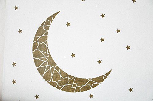 Zaffron Ramadan and Eid Gold Crescent Moon Party Packs (Napkins and Food Picks/Cupcake Toppers) - color: Napkins and Food Picks / Cupcake Toppers