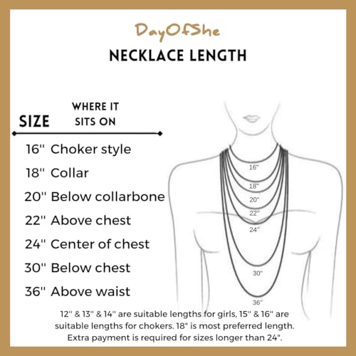 DayOfShe Name Necklace Personalized for Women, 18K Gold Plated Cuban Chain Necklaces Customized with Name as Christmas Girlfriend Gift - color: Heart Birthstone