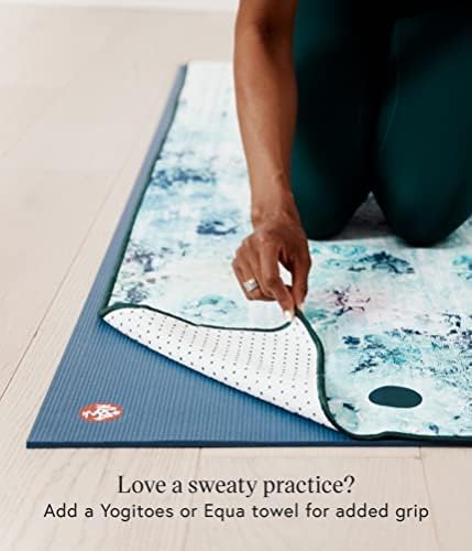 Manduka PRO Yoga Mat - 6mm | Lifetime Durability | Hygienic Construction | Premium Studio Quality | Teacher Approved - color: Midnight, size: 79" x 52"