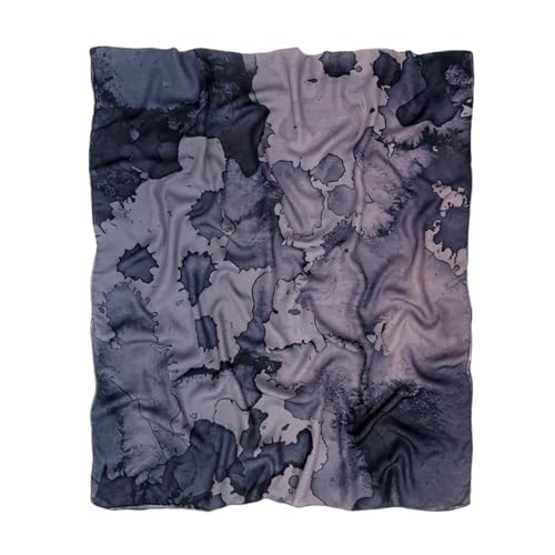 ZGMYC Watercolour Floral Printed Hijab Scarf for Women Soft Modal Cotton Instant Hijab Head Wraps Shawls Long Scarves - color: Color 5
