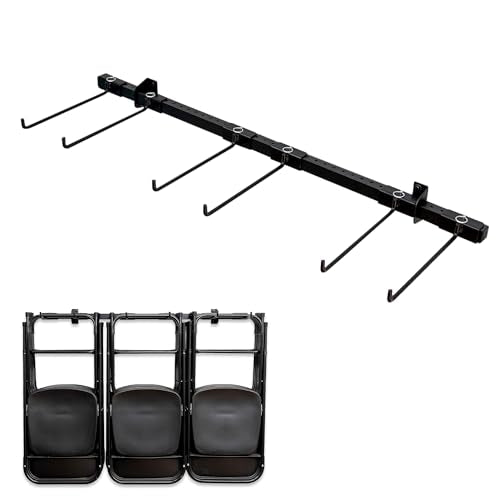 StoreYourBoard Chair Storage Rack Triple – Heavy Duty Folding Chair Rack for Home & Garage Organization, Holds 300 lbs, Chair Hangers for Folding, Patio, Beach & Camping Chairs - style: Triple