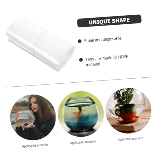 Ciieeo 50Pcs Creative Plastic Fish Transport Bags Outdoor Shipping Bags for Safe Packing and Organizing for Fish and Handling