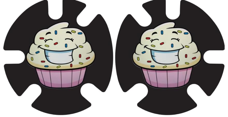 4Time All American Wrestling Headgear Decals Wraps (Cup Cake) - color: Cup Cake