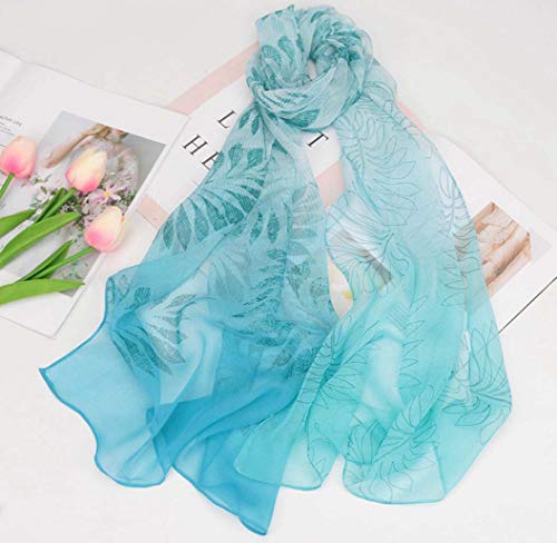 Acotavie Scarfs for Women Lightweight Fashion Scarves Print Floral Pattern Scarf Shawl Wraps - color: B02