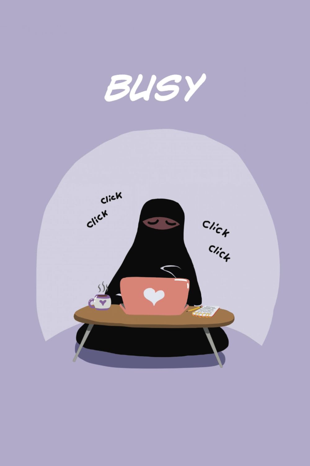 Muslimah Notebook (busy): Muslim Notebook Is ~ Islamic Notebook Great For Taking Notes/ School/ Journal/ Eid Gift