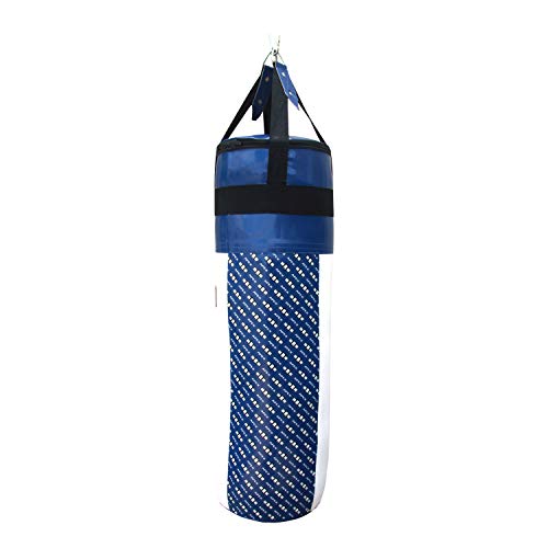 Ringside Apex Heavy Bag, Punching Bag for Boxing Training and Workout, 100 lbs, Includes Nylon Straps and Hanging Clip - color: Silver / Black