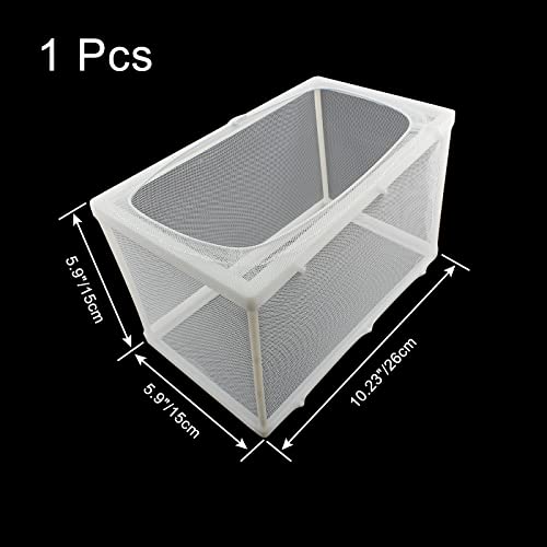 Nylon Mesh Box Square Fish Breeder Box, 10.23"x5.9"x5.9" | 1 Pack, Separation Net, Aquarium Fish Hatching Box