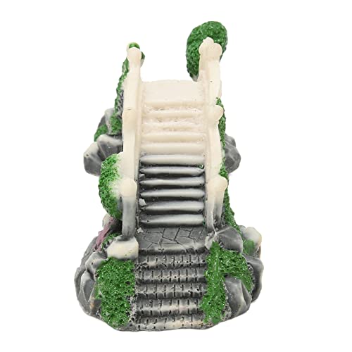 Aquarium Arch Bridge Decoration Hand Craft Resin Landscaping for Fish Tank Ornaments Suitable Aquariums Fountains