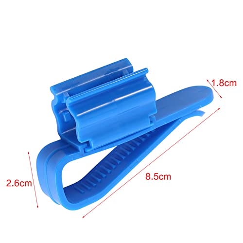 2 Pack Adjustable Plastic Fish Tank Mounting Clip for Water Pipe Tube and Hose Holder