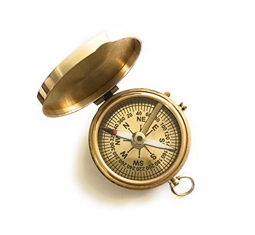 Brass Compass Pocket Style Limited Edition- Baptism Gift - Christmas Gift- Holiday's Gifts -Amazon Gifts
