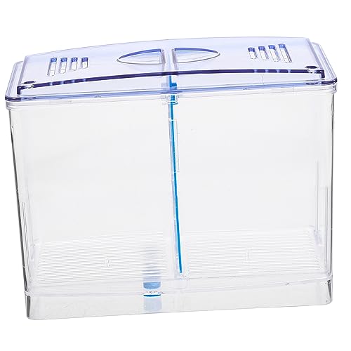Fish Isolation Breeding Box for Betta Fish and Shrimp Transparent Acrylic Tank Divider for Spawning and Safe Easy to Clean and Use
