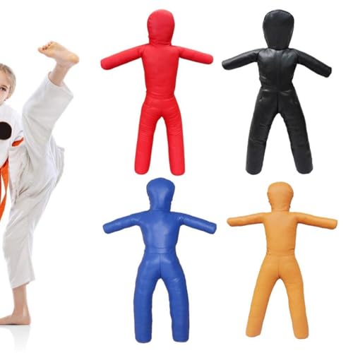 Kids Grappling Dummy Boxing Dummy Cover 120cm Unfilled Multifunction MMA Wrestling Bag for Martial Arts, Karate Judo