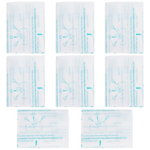 Foam Bags For Shipping 8 PCS 20×24 Inch, Handy Temperature-Activated Expanding Pouches, Instant Pack Quick Packaging - Protective Parcel Solution - color: 8 PCS, size: 24 × 20 inch