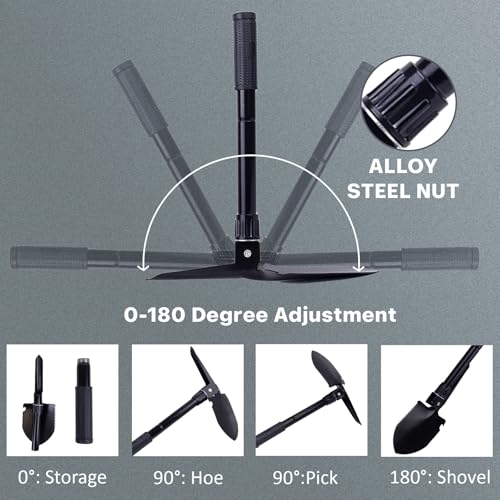 Sand Scoop for Metal Detecting, Heavy Duty Stainless Steel Sand Scoop with Long Handle,Includes 1* Folding Shovel,One Pair of Gloves