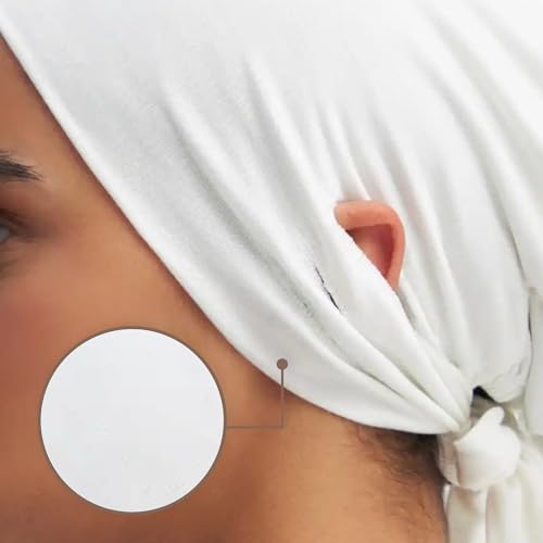 Modest Slit Tie Back Underscarf | Women Hijab Full Cover Undercap, Bonnet
