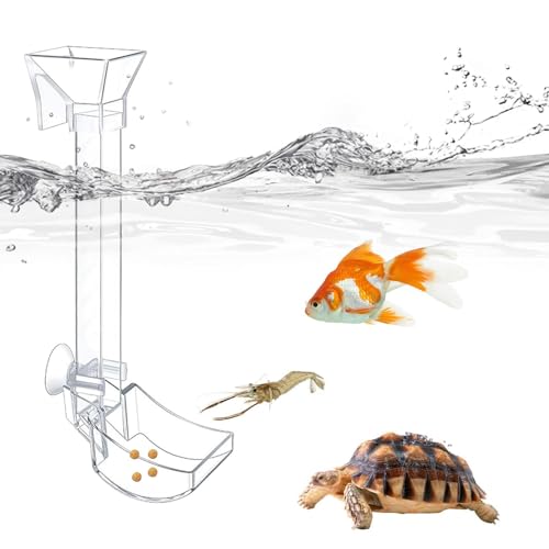 Shrimp Feeding Dish Clear Transparent Shrimp Feeder Tube Tray Food Kit | Feeding Tube Aquarium Fish Feeder Kit for Fish Tank - size: 17CM feeding tube + cleaning brush + feed spoon
