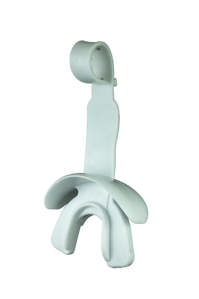 DAMAGE CONTROL Pacifier Football Mouth Guard – Permanent Strap – White | Youth Football Mouthpiece, No Boiling, Breathable Design, Protects Lips & Teeth, Works with Braces - color: White