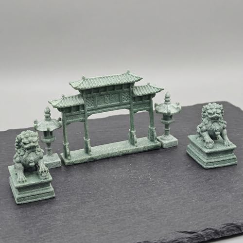 5pcs mini Oriental Chinese Decor Environmentally Friendly Natural Stone Non-Toxic and Harmless for Zen Garden Accessories,Fish Tank,Bonsai Accessories,Aquarium Ornament