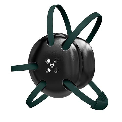 Great Call Athletics Classic Wrestling Headgear, Dark Green Straps - style: Black w/ Dark Green Straps