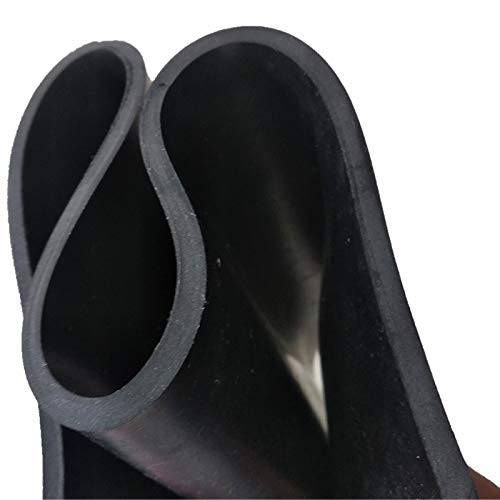 NABOWAN Solid Rubber Strip,Sheets,Rolls 1/4" (.250") Thick x 1" Wide x 60" Long, Thick Neoprene Rubber, Perfect for DIY Rubber Gasket, Weather Stripping, Sealing, Padding - size: 1" Wide X 60" Long, style: 1/4" (.250") Thick