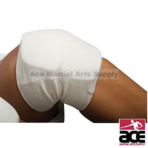 White Cloth Knee Pad - Large