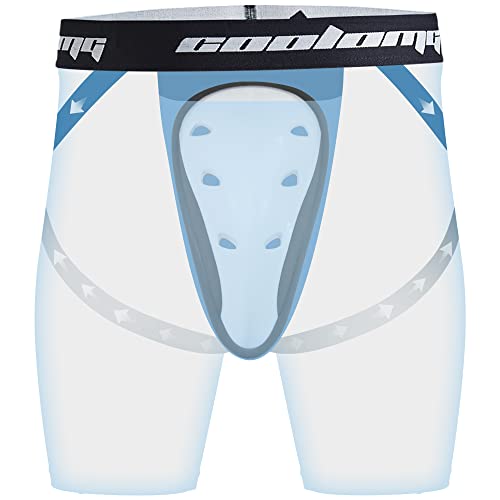 COOLOMG Athletic Flexible Cup Youth Boys Men Adult Hard Cup for Baseball Football Lacrosse Hockey MMA Boxing - size: Medium