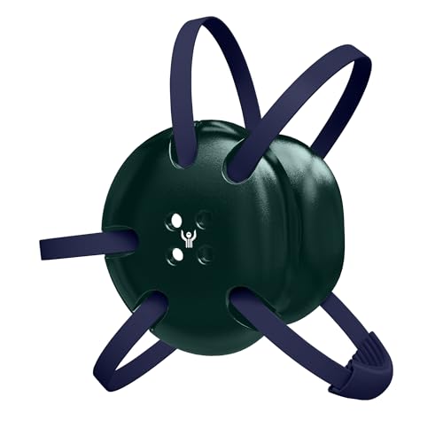 Great Call Athletics | Wrestling Classic Headgear | Earguard Adult Grappling Head Gear | Adjustable Ear Guards Navy Straps - style: Dark Green w/ Navy Straps