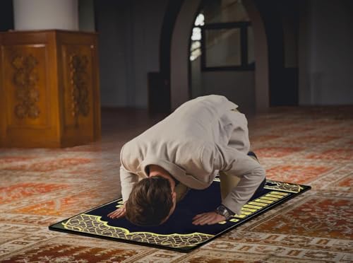Smart Interactive Prayer Mat V3 – Touch Sensor Quran Recitations Multilingual Portable Foldable Salah Mat - Islamic Audio Prayer Rug for Kids Women Men & Adults