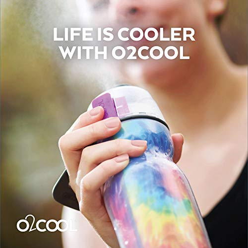 O2COOL Mist N Sip 20 oz Misting Reusable Sports Water Bottle Soccer | Yes - color: Soccer, style: 1 Pack