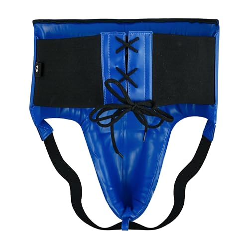 PFG Winning Groin Protectors - Boxing MMA Muay Thai Training Protection - color: Blue, size: Small-Medium