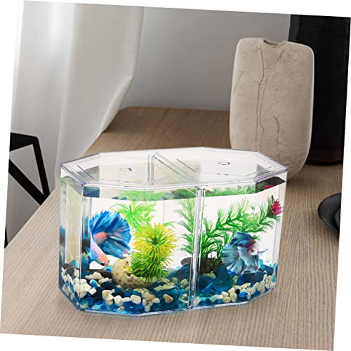 VICASKY Multi-Function Isolation Box for Fish Breeding and Incubation Tank for Sick Aggressive Fish Aquarium Divider for Easy Installation and Cleaning