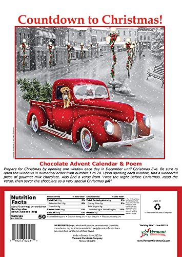 Holiday Ride Chocolate Advent Calendar (Countdown to Christmas)