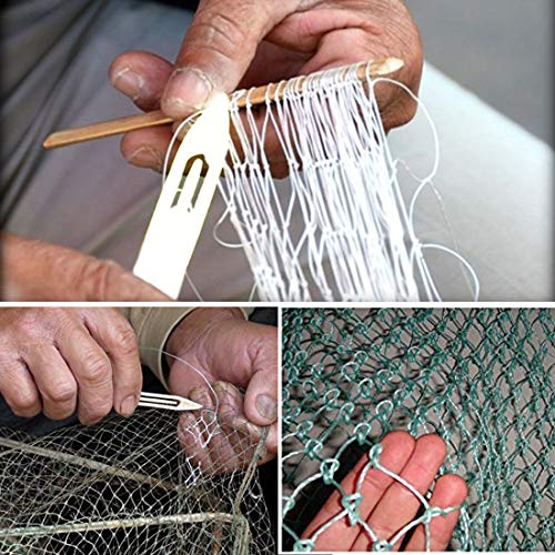 Fishing Net Needle Kit, 7pcs Netting Needle Shuttles Repair Tool Plastic Cast Net Mending Needles for Weaving and Sewing Size 3 4 5 6 7 8 9