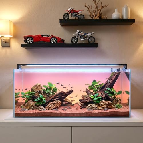 12 x 48 Inch Fish Tank Pad, 6mm Aquarium Leveling Mat, White | Water-Resistant Surface, Easy to Cut, Helps Cushion the Tank Base, Suitable for Aquariums and Terrariums - color: White, size: 12 x 48in
