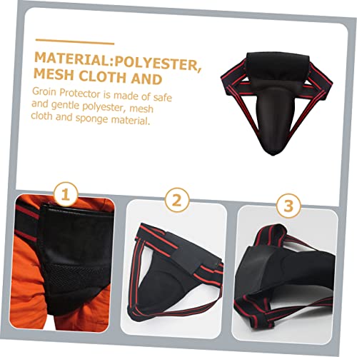 Professional Groin Protector Wear Resistant Crotch Guard for Training Comfortable and Breathable Material for Boxing Taekwondo and MMA