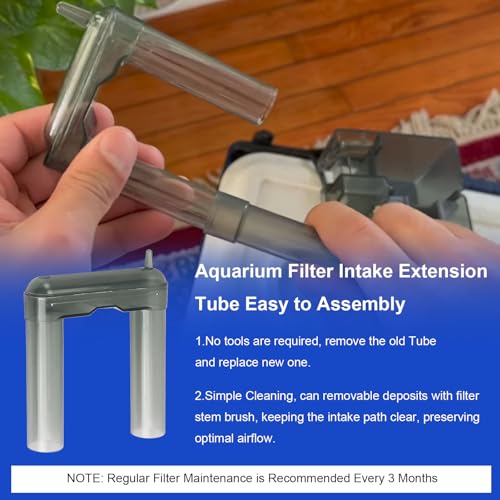 Aquarium Filter Intake Extension Tube, U Tube Compatibility with Aquaclear Power Filter 70 110, for Aquaclear Intake Tube Keeps Water Crystal Clear,Replacement Tube Aquarium Filter Accessories