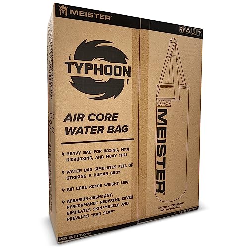Meister Typhoon Water-Filled Heavy Bag w/Air Core & Neoprene Cover for Boxing & MMA