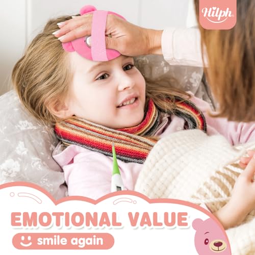Hilph Kids Ice Packs for Boo Boos, Reuable Kids Hot Cold Packs with Cover and Handheld Straps for Pain Relief, Toddler Animal Ice Packs for Bumps, Swelling, Wisdom Teeth (3 Packs) - style: E-Fox&Hippo&Bear