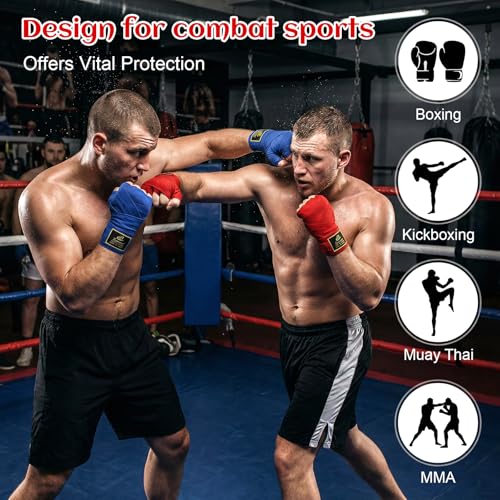 10 Pairs Boxing Hand Wraps Bulk, 98 Inches (2.5 Meter) Hand Wraps for Boxing, Non-Elastic Polyester Martial Arts Wrist Wrap for Men & Women, Kickboxing, Muay Thai, MMA Training (Multicolor)